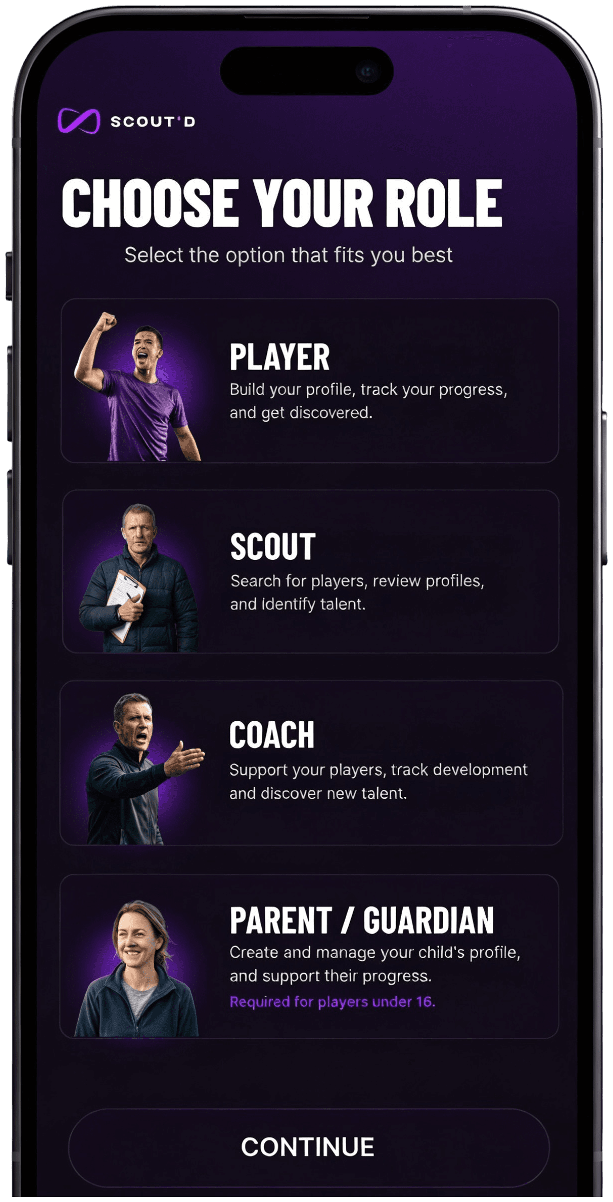Choose your role